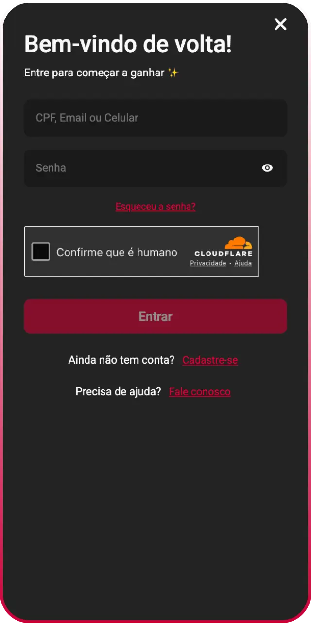 Acesse seu perfil para usar o código promocional Zeroum e gerenciar sua conta de apostas com facilidade.